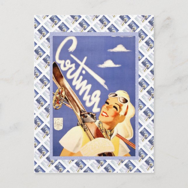 Cortuna, winter sports centre postcard (Front)