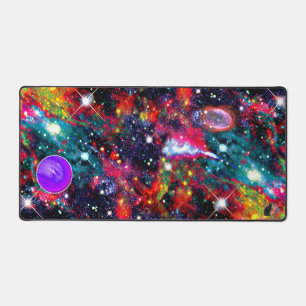 Coruscation Crowded Cosmos Desk Mat
