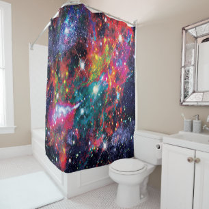 Coruscation Star Field Shower Curtain