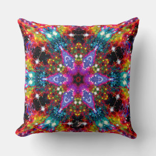 Coruscation Stellar Kaleid Cushion