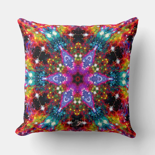 Coruscation Stellar Kaleid Cushion (Front)