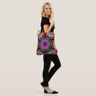 Coruscation Stellar Kaleid Tote Bag