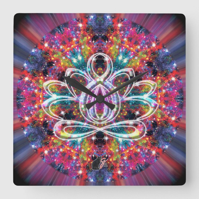 Coruscation Zen Lotus Clock (Front)