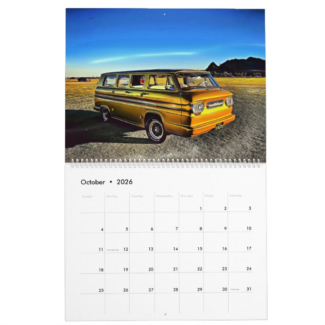 Corvair Calendar (Oct 2026)