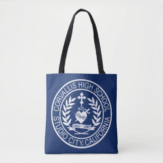 Corvallis High School California Logo Emblem Tote Bag