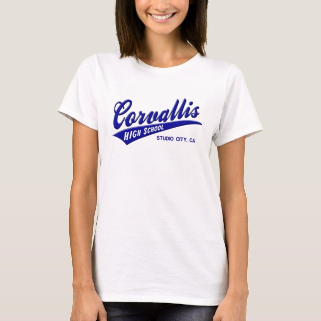 Corvallis High School Studio City California T-Shirt (Front)