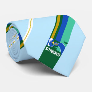 Corvallis (Oregon) city flag Neck Tie