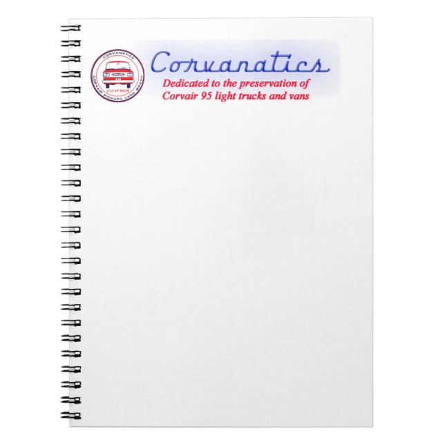 Corvanatics Journal (Front)