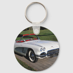 Corvette antique cars classic cars vintage cars key ring
