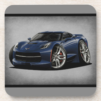 Corvette C7 Night Race Blue Special Edition 6 Set Coaster