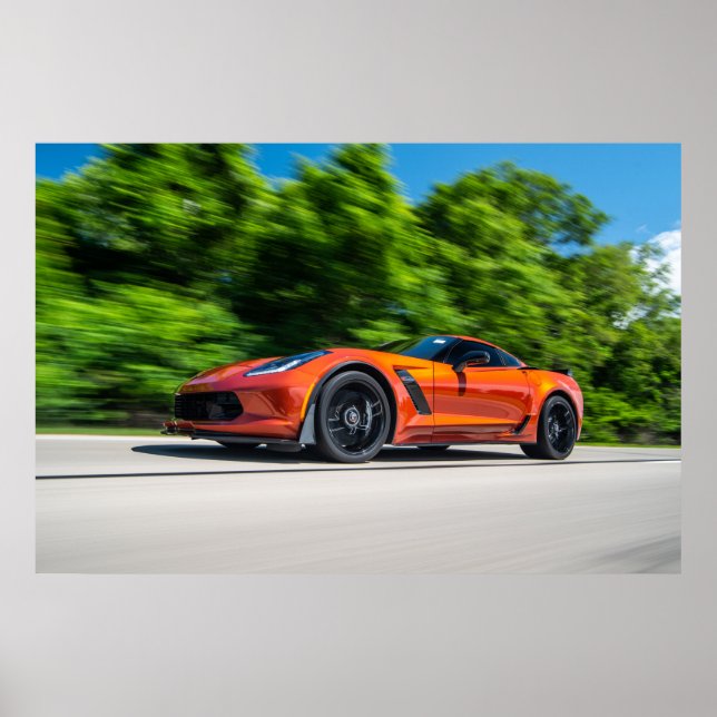 Corvette C7 Z06 Poster (Front)