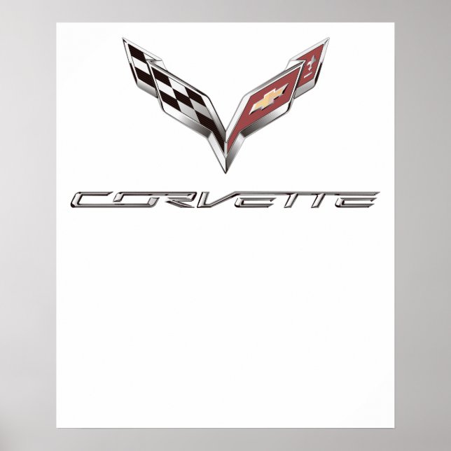corvette logo poster (Front)