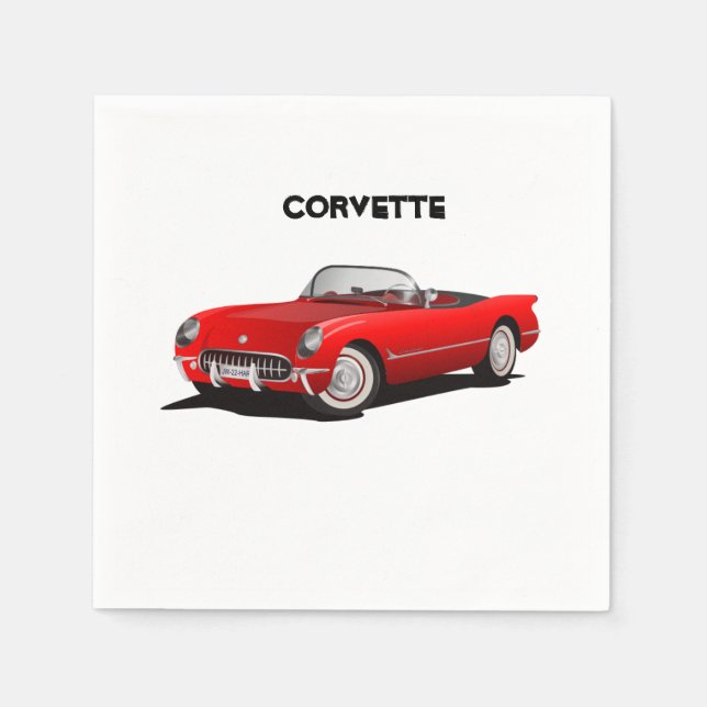 Corvette Napkins (Front)