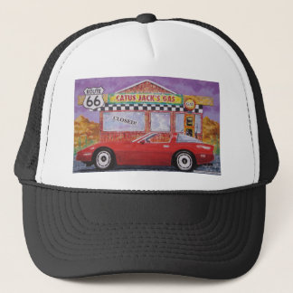 corvette paintings 005 trucker hat
