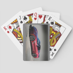 Corvette playing cards