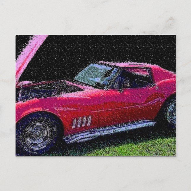 corvette postcard (Front)