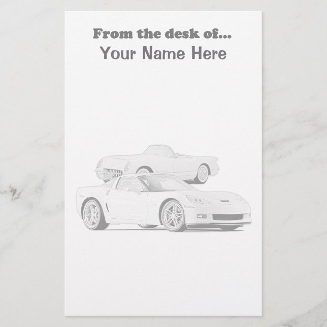 Corvette Stationery (Front)