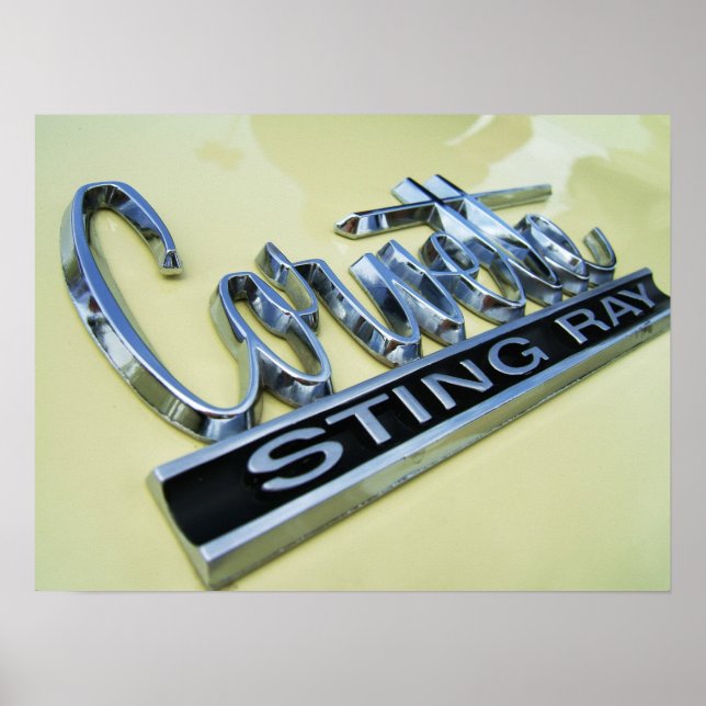 Corvette Sting Ray Poster (Front)