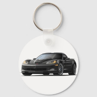 Corvette ZR1 Black Car Key Ring