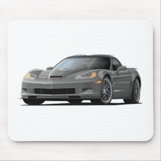 Corvette ZR1 Grey Car Mouse Mat