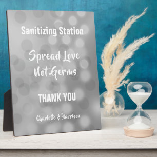 Corvid Wedding Signs Personalised Plaque