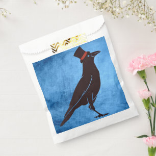 Corvids - Tophat Blackbird Raven Favour Bags