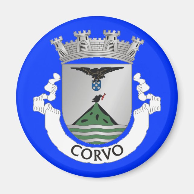 Corvo Azores- Refrigerator Magnet (Front)