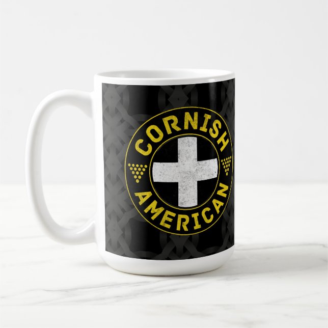 Corwall Cornish American Flag Mug (Left)