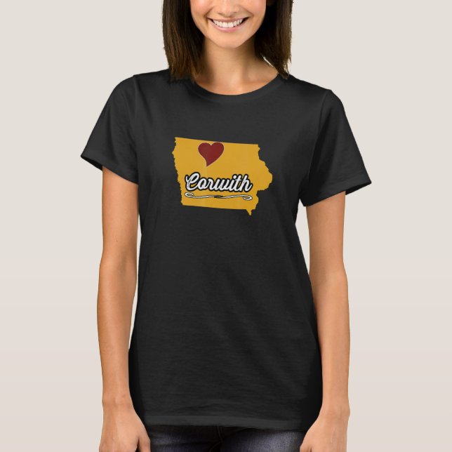 CORWITH IOWA IA USA  Cute Souvenir Merch  US City  T-Shirt (Front)