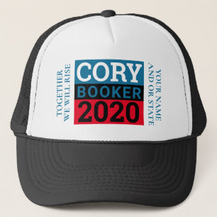Cory Booker 2020 Personalised VOTE Merchandise Trucker Hat