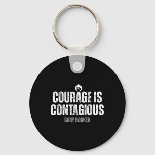 Cory Booker Courage Is Contagious Cory Filibooker Key Ring