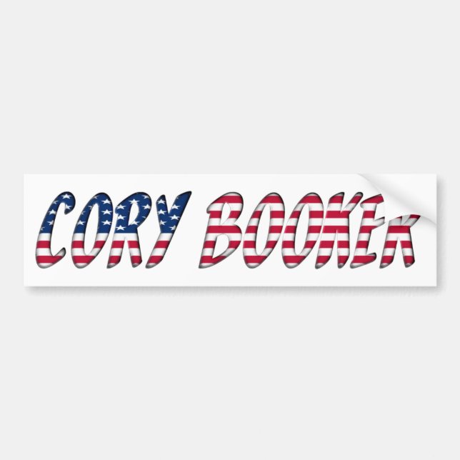Cory Booker Democrat Presidential Candidate 2020 Bumper Sticker (Front)