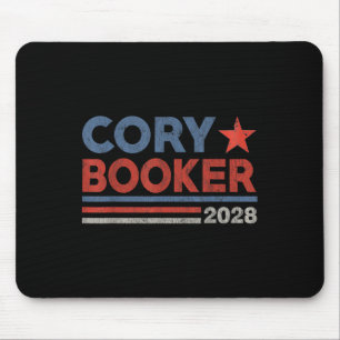 Cory Booker Retro Stripe - Cory Booker For Preside Mouse Mat