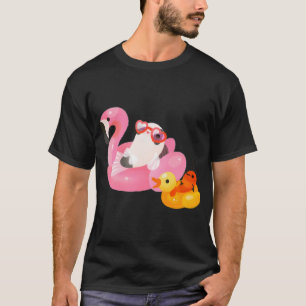 Cory cats in the swimming pool 2 T-Shirt