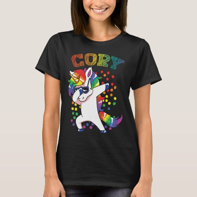 Cory Dabbing Unicorn T-Shirt (Front)