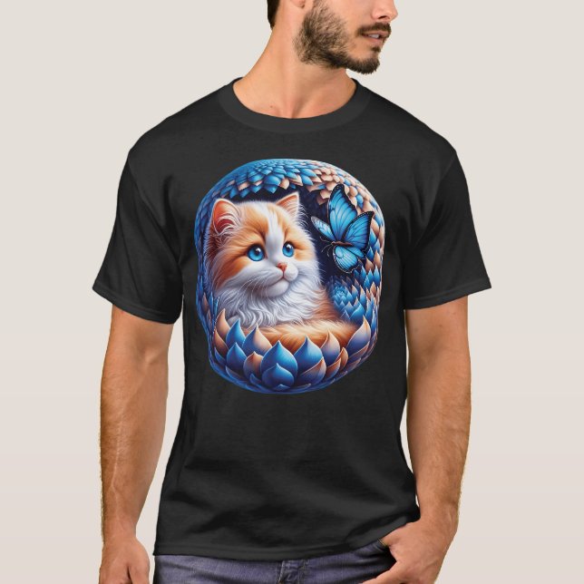 Cos Ragdoll In A Fish T-Shirt (Front)