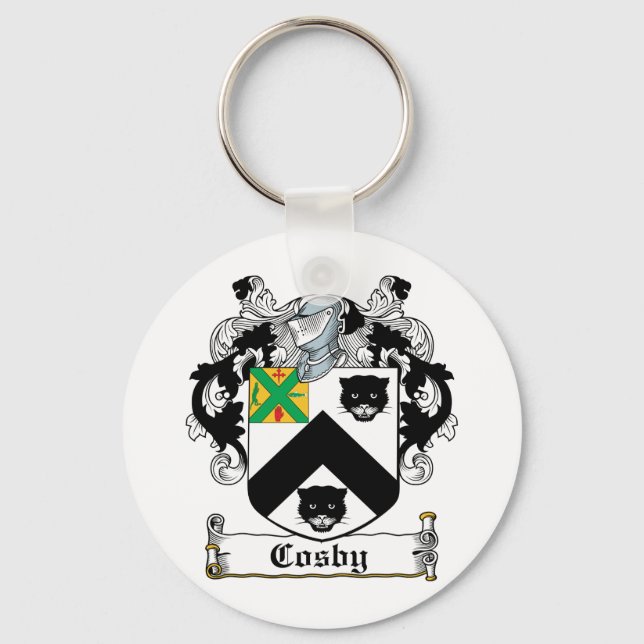 Cosby Family Crest Key Ring (Front)