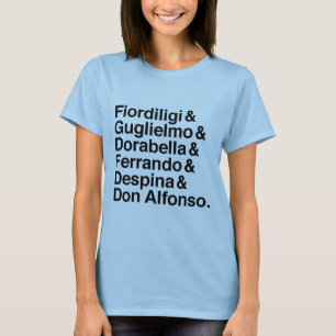 Così fan tutte character shirt