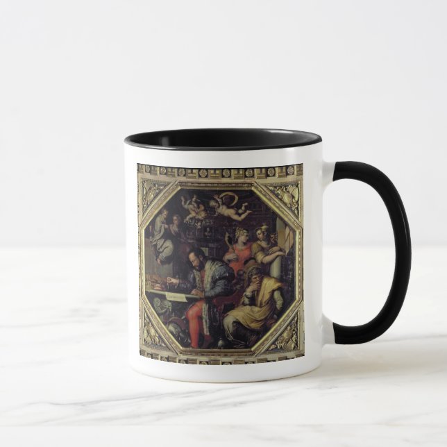 Cosimo I de' Medici (1519-74) planning the conques Mug (Right)