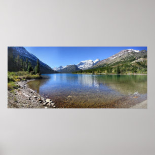 Cosley Lake Outlet - Glacier National Park Poster
