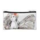 Cosmetic Bag - Small Shadow Fairy w/ Flowers