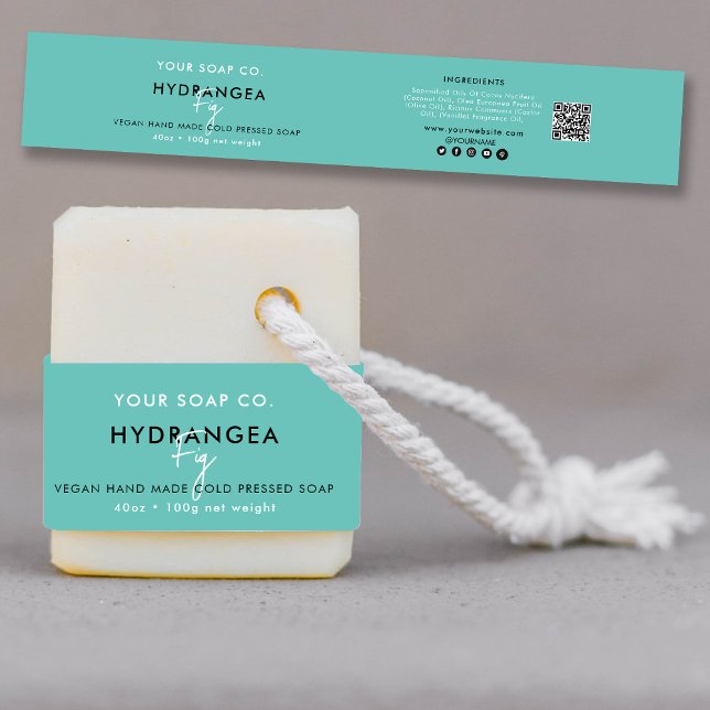 Cosmetic Bar Soap Band Template Product Label Wrap Invitation Belly Band (Creator Uploaded)