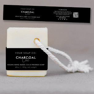Cosmetic Bar Soap Band Template Product Label Wrap Invitation Belly Band