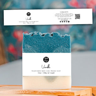 Cosmetic Bar Soap Belly Band Label Wrap Logo Invitation Belly Band
