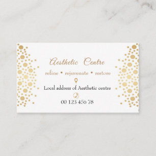 Cosmetic, beauty & make up center business card