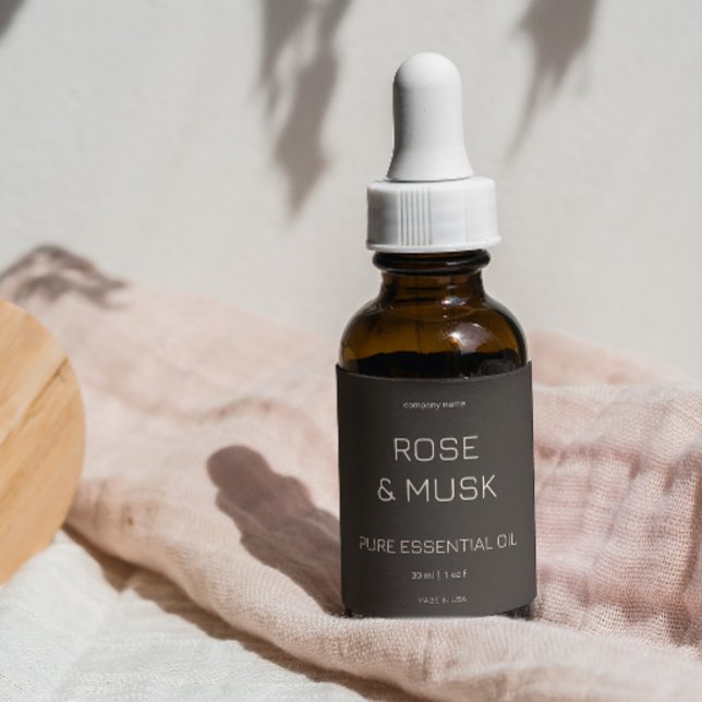 Cosmetic Oil Labels / Dropper bottle with Qrcode (Creator Uploaded)