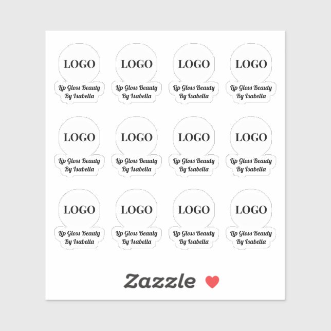 Cosmetic Product Logo Label (Sheet)