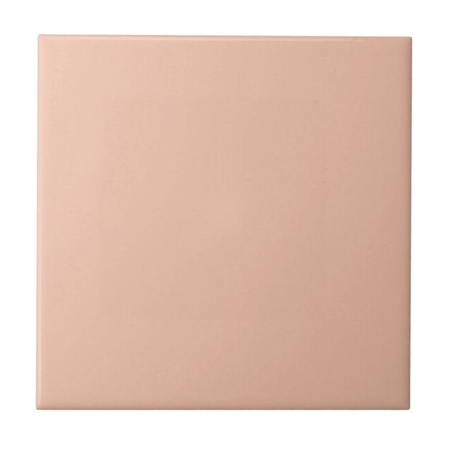 Cosmetically Peachy Square Kitchen and Bathroom Tile (Front)