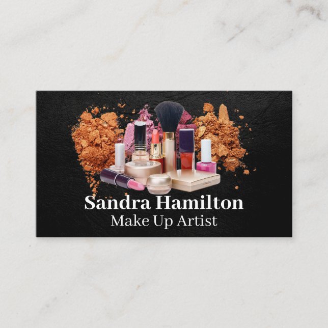 Cosmetics and Product | Make Up Business Card (Front)