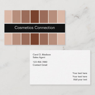 Cosmetics Beauty Makeup Business Cards